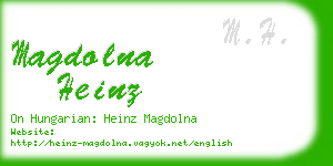 magdolna heinz business card